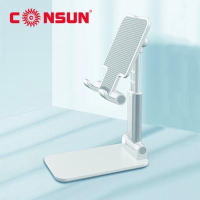 China Portable Adjustable Desktop Cell Phone Stand Foldable Stand Updated Universal Office Desk Stand For All Mobile Smart Phone Tablet for sale