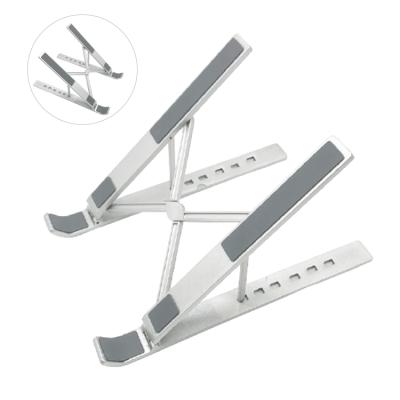 China Manufacturer Portable Metal Aluminum Alloy 6 Angles Adjustable Foldable Laptop Stand for sale