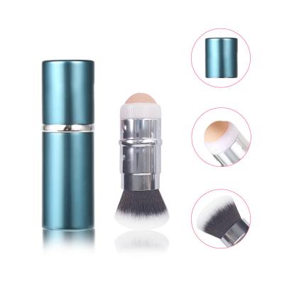 China Natural Volcanic Facial Massage Roller Stone Therapy Oil Deep Cleansing Absorbing Roller With Cosmetic Brush for sale