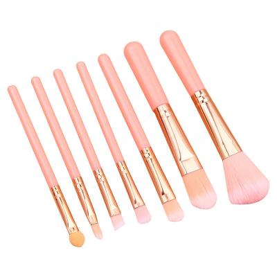 China Angular Blush Makeup Application Long Lasting Synthetic Stiffen Foundation Powder Blush Face Blending Eyeshadow Brush Sets for sale