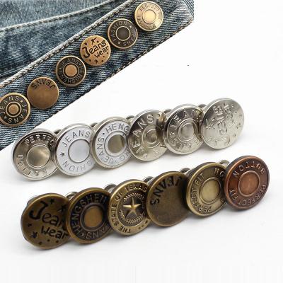 China Custom Made Zinc Alloy Leg Button Viable Jeans for sale