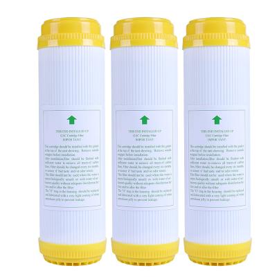 China Household 10 Inch Universal Coconut Shell Granular Activated Carbon Block Filter (GAC) Water Filter Cartridge Part for sale