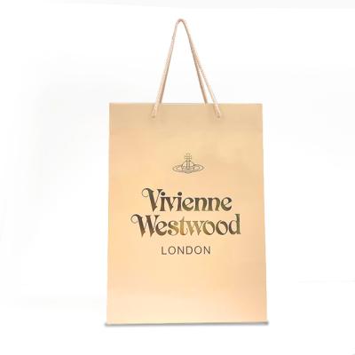 China ECO friendly hot sale ambient cosmetic shopping bag printed paper bag with company logo custom gift bags for sale