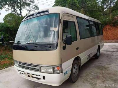 China Toyota Coaster 147HP 19 Seater Mini Bus 6GR Engine Li Auto Vehicles for sale