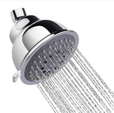 China Wholesale Adjustable Five-Function Shower Head 5 Speed ​​Metal Universal Ball Joint Hotel Customized Five-Function Shower Head 4 Inch Non-Drop Top Spray for sale