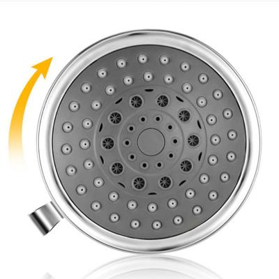 China 4 Inch Five-Function Shower Head, 5 Speeds With Adjustable Metal Swivel Ball Joint, Hotel Top Sprinkler for sale