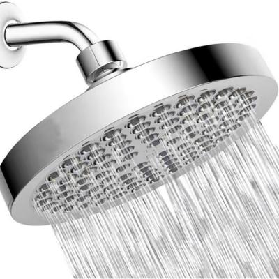 China Amazon No-Drill Full 6 Inch Bathroom Rain Electroplating High Pressure Shower Head for sale