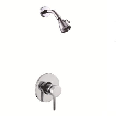 China With Sliding Bar Show Wall Mount Arm Faucet Rose Bathroom Conceal Set Shower for sale