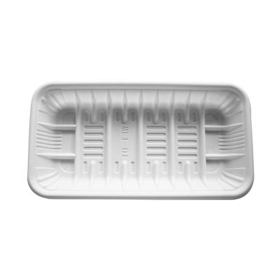 China 7.7 Inch Biodegradable Disposable Food Tray To Place All Kinds Of Fruits for sale