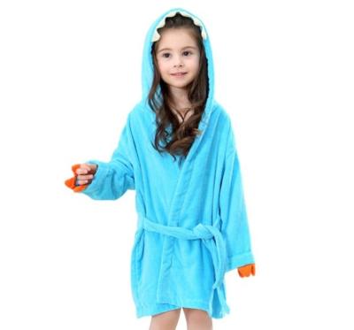 China QUICK DRY Promotional Home Clothes Cartoon Modeling Cotton Children's Bathrobe Pajamas for sale