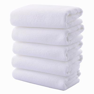 China Other Disposable White Soft Towel Fiber Hotel Bath Supplies Barber Towels for sale