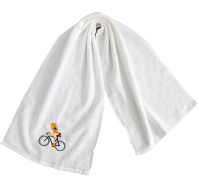 China Wholesale Fitness Towel Sale Cotton Sports Embroidery Top Running Towel Child Safe Towel for sale