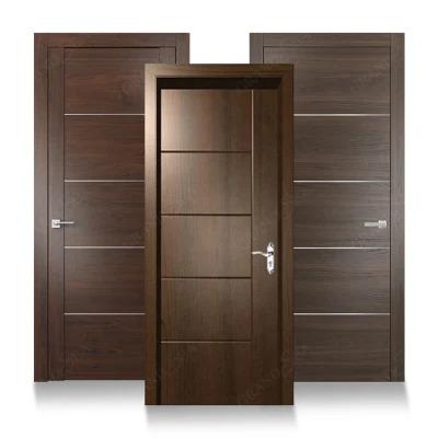 China High Quality Modern Interior Wooden Sound Insulation Custom Bedroom Door Design for sale