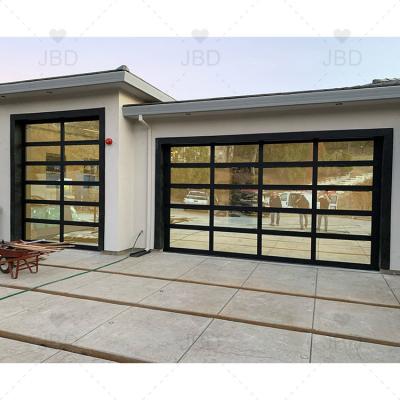 China Modern steel heat insulation garage doors for industrial and commercial use electric motor affordable automatic garage doors for sale