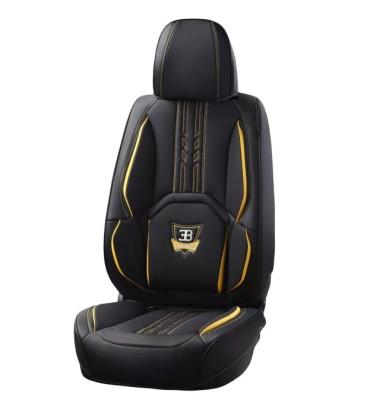 China Universal clean easy use car accessories fast ship factory price full set universal car leather seat covers for sale