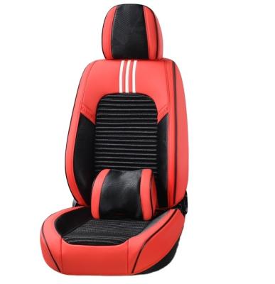 China Durable Excellent Quality Easy Clean Car Accessories Universal PU Leather 5D Car Seat Cover for sale