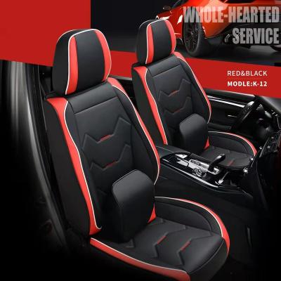 China Easy Clean Hot Selling Designed PU Leather Special Universal Car Protector Seat Covers Set for sale