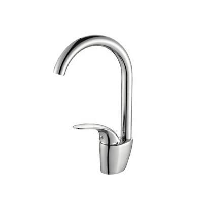 China Contemporary Polished Durable Shiny Single Handle Hot And Cold Water Dishwasher Mixer Tap Kitchen Faucets for sale