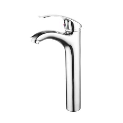 China Best Quality European Basin Faucet Arc Shaped Mixer Tap High Fashion Single Handle for sale