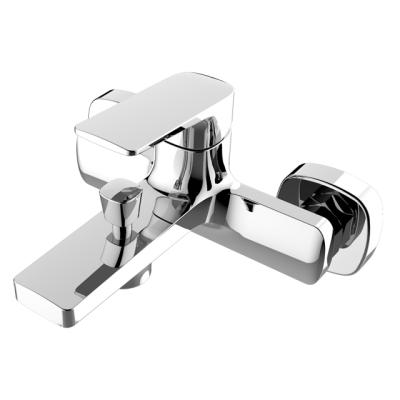 China Without Slide Bar Zinc Alloy Handle Body Bathroom Shower Mixer Tap Brass Tub Faucet for sale