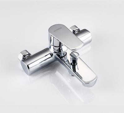 China Without Slide Bar Noteworthy Wall Mount Stainless Steel Copper Bathtub Faucet for sale