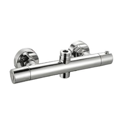 China Slide Barless Exposed Brass Thermostatic Cartridge Shower Mixer Valve for sale