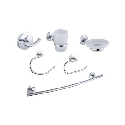 China New Modern Design 6 Pcs Metal Bathroom Accessories Set for sale