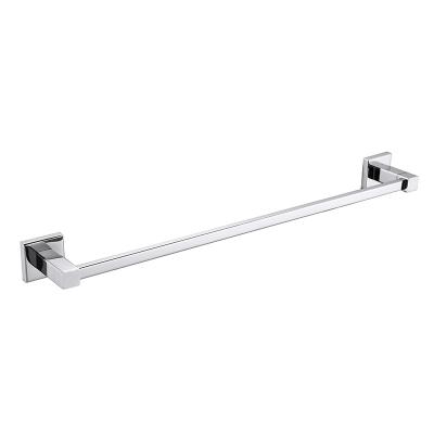 China 2022 New Modern Silver Stainless Steel Single Towel Bars For Bathroom for sale