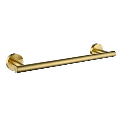 China Modern Design Single Gold Towel Rack For Bathroom for sale