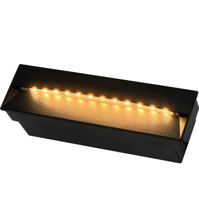 China Modern Design Rectangle 6W 10W Square Recessed LED Stair Lights Outdoor for sale