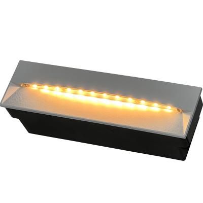 China Outdoor Rectangle Modern Square 3W 5W 6W 10W LED Recessed Stair Led Lights for sale