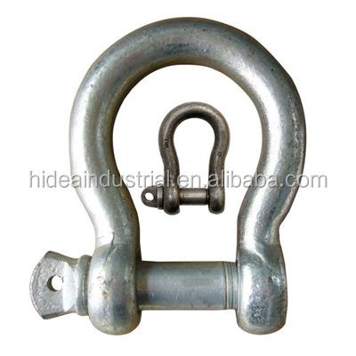 China European Type Commercial Bow Shackle Commercial Bow Shackle for sale