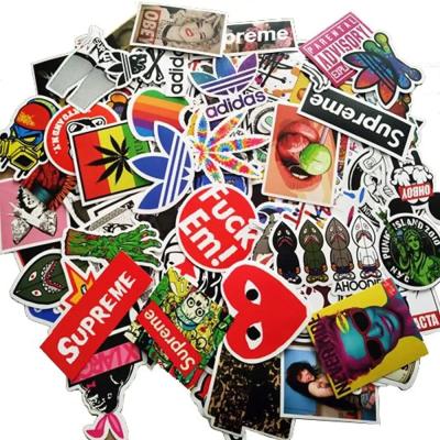 China Multi Color PVC Vinyl Self Adhesive Stickers Easy Peel Waterproof Customized Logo for sale