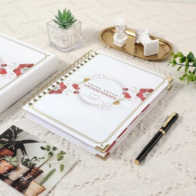 China Spiral Binding Paper Hardcover Notebook Printing A4 A5 Diary Journal Organizer Planner for sale