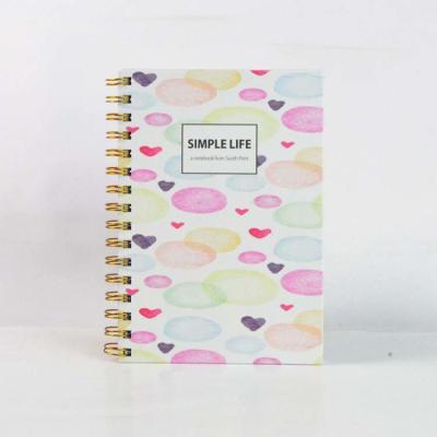 China Offset Printing Hardcover Notebook Printing Personal Diary Spiral Notebook Journal for sale