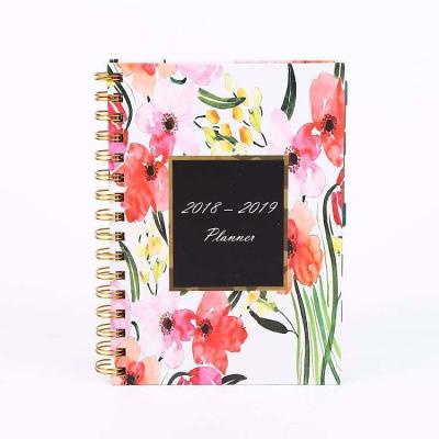 China Hardcover CMYK Print School Academic Inspirational Weekly Planner Paper Note Book for sale