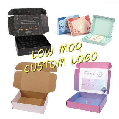 China Custom Order Kraft Cardboard Folding Corrugated Gift Packaging Postal Paper Boxes for sale