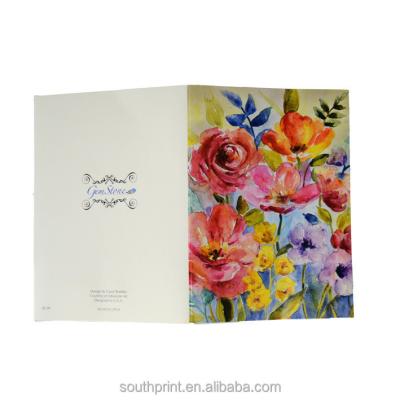 China Paper Custom Card Printing Holiday And Daily Greeting Cards for sale