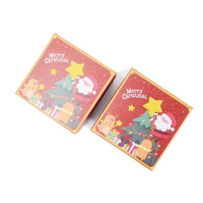 China Luxury Custom Christmas Logo Gift Paper Jewelry Boxes for Bracelet Necklace Packaging for sale