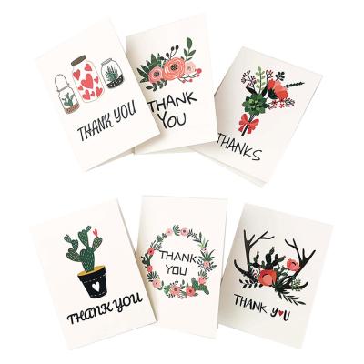 China Wedding Decoration Custom Card Printing 36 Packs Floral Note Card Printing for sale