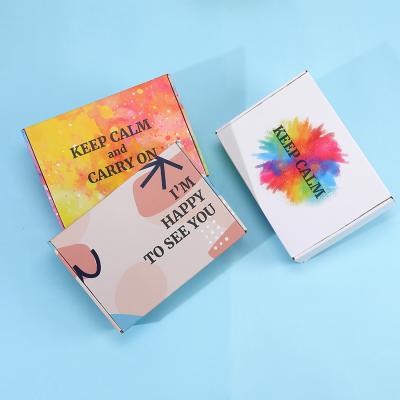 China Custom Colored Mailer Box for Durable Apparel Packaging Logo Printed and Durable Design for sale