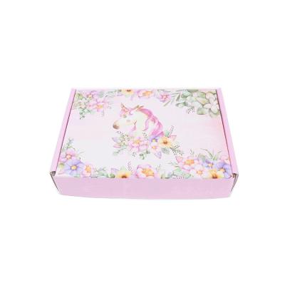 China Customized Full Color Printed Boxes Die Cut Corrugated Paper Packaging Box for sale