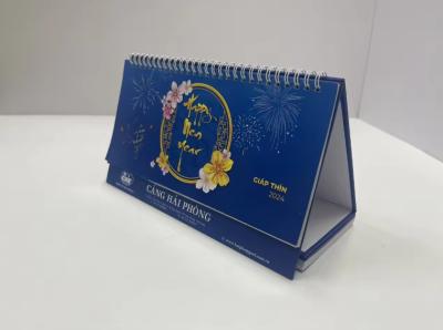 China Populaire Multi Color Custom Desk Calenders Kunstpapier Maandelijkse Wandkalender Te koop