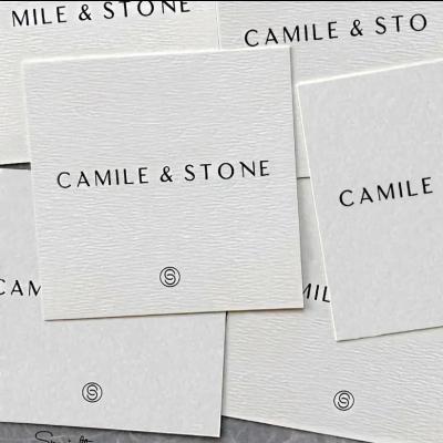 China Varnishing Kraft Paper Printing Services Custom Logo Cardboard Business Card Printing for sale