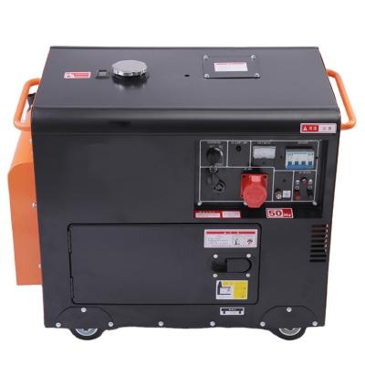 China Chinese High Quality Small Household Silent Portable Outdoor Three Phase Diesel Generator 10kW 220v/380v Diesel Generator PR10.0 for sale