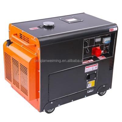 China High Quality Silent Portable Diesel Generator Small Portable Generator 8.5kw Diesel Outdoor Household PR8000 for sale