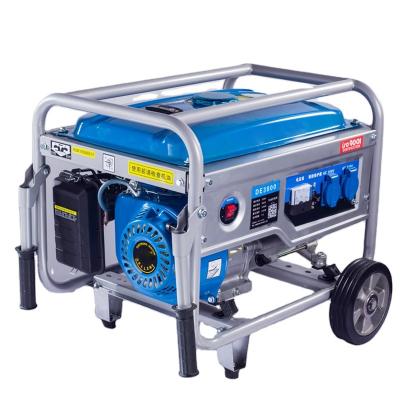 China Small Generator Supply Electric Power Auto Operation High Quality Portable Silent Fuel 3KW 240V Gasoline Generator Household Camping Small Dual Standby for sale