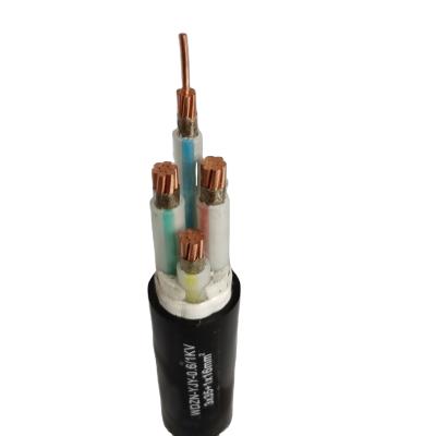 China Construction 3*35mm2 Low Halogen Zero Smoke XLPE Insulation PVC Sheath 1KV LSZH ZR-YJV22 Electric Power Flame Retardant Cable for sale