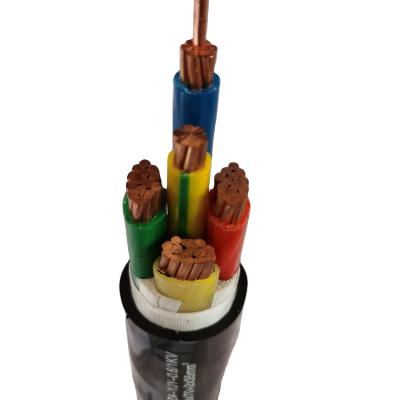 China Industrial Low Halogen 0.6/1kv Smokeless PVC Insulated Copper Power Cable 3*70+2 for sale