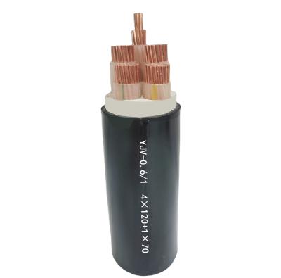 China Industrial YJV 4*120+1*70 XLPE Insulated Power Cable for sale